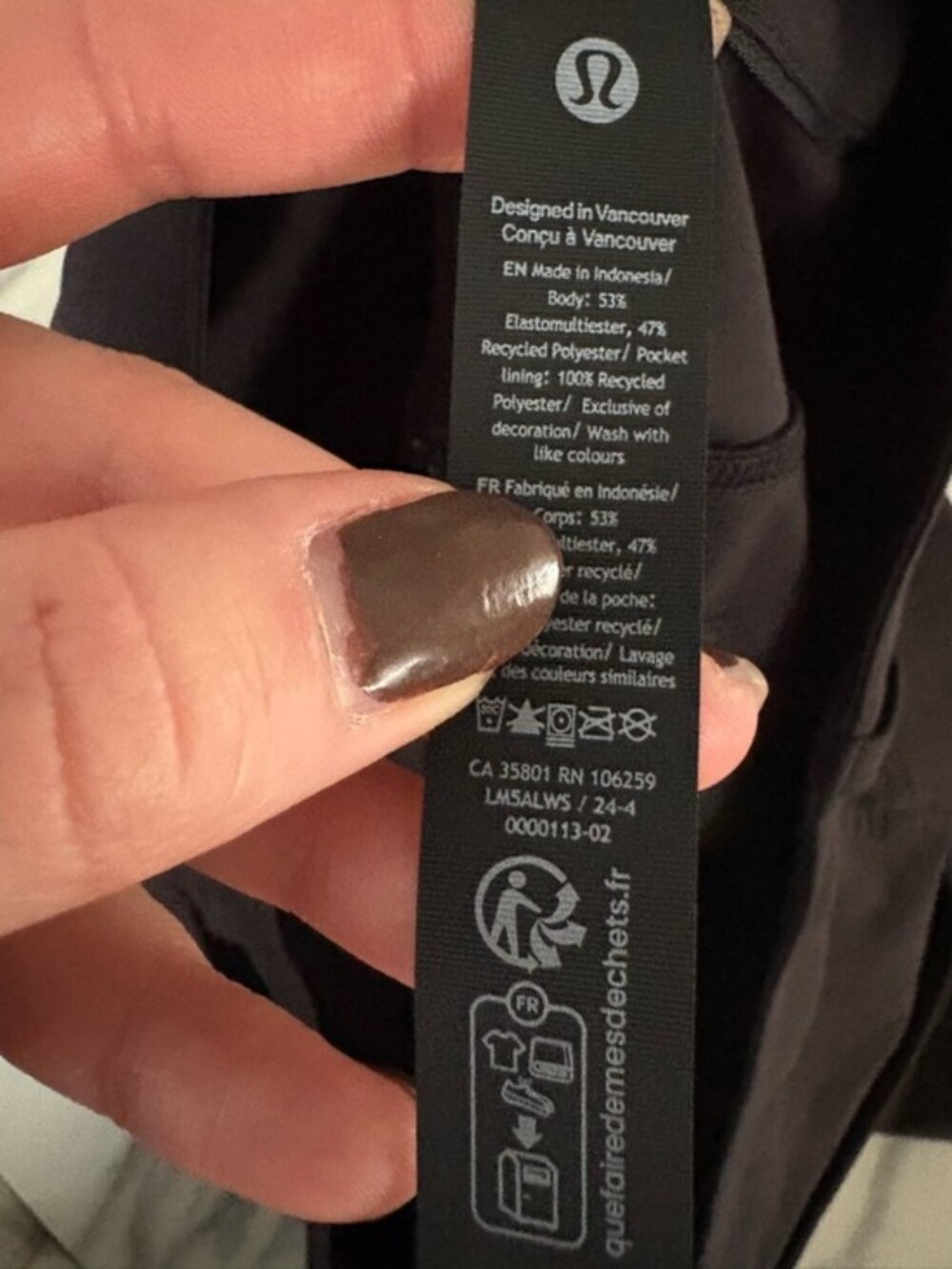 Lululemon ABC Pant Slim-Fit 34 Black 34" - Picture 5 of 10